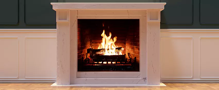Decorative Electric Fireplace Installation in Hallandale Beach, Florida