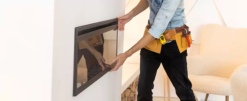 Metal Fireplace Installation in Hallandale Beach, Florida
