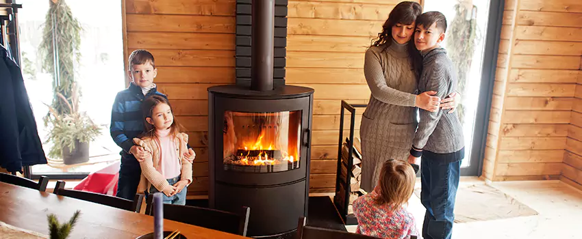 Morso Cast Iron Fireplace Insert Installation in Hallandale Beach, Florida