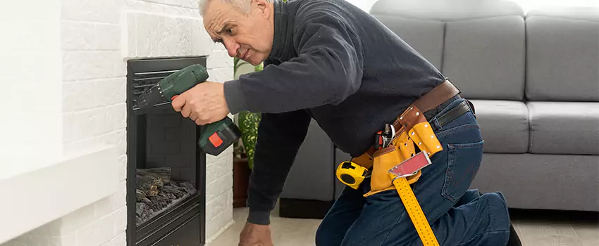 New Indoor Fireplace Installation in Hallandale Beach, Florida