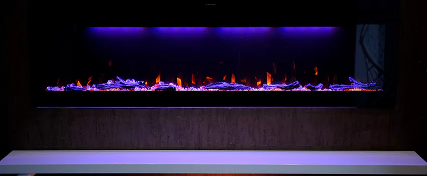 Dynamic Flame Color Fireplace Installation in Hallandale Beach, FL